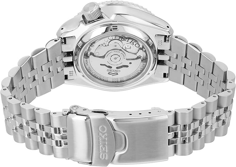 Pre-owned Seiko 5 Sports Skx Sports Style Gmt Series Automatic 42.5mm Blue Dial Watch
