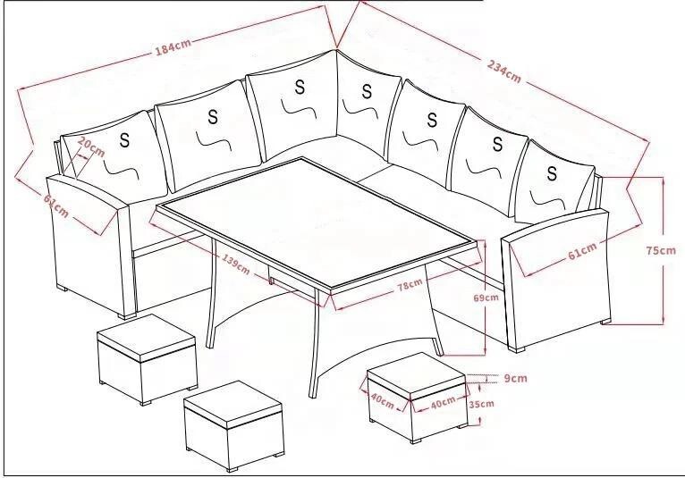Corner Dining Set for sale in UK View 75 bargains