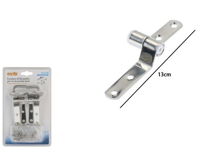 Cerniere Acciaio Supporti Agganci Sedile Coprivaso Tavoletta Wc Copriwater dfh