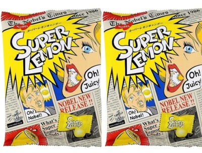 Pack of 2 - Nobel Japan Super Lemon Sour Hard Candy 