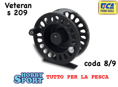 FLY REEL MULINELLO MOSCA  LINE 8-9  MOD. VETERAN S 209 TICA