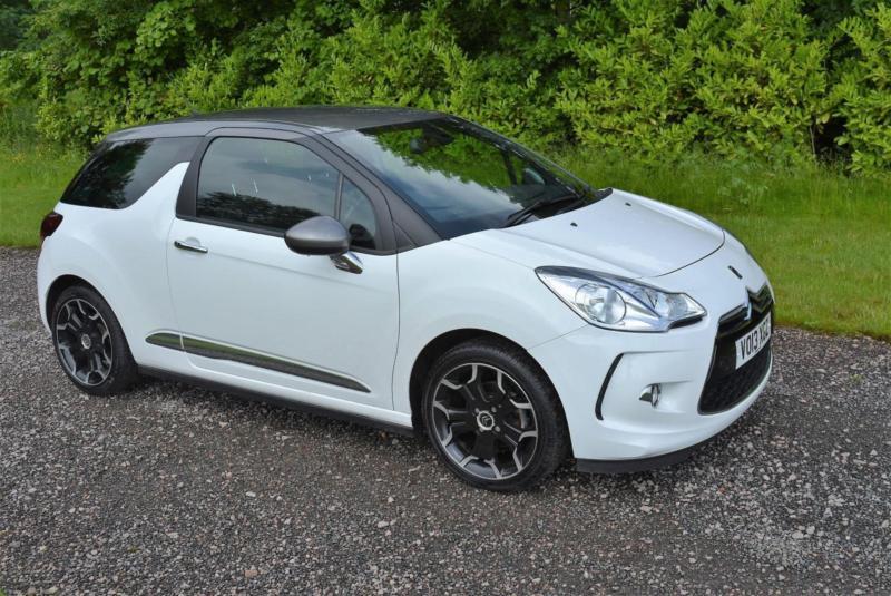 Citroen DS3 1.6E-HDi Airdream DStyle Plus 2013 WHITE DIESEL PARK AIDS