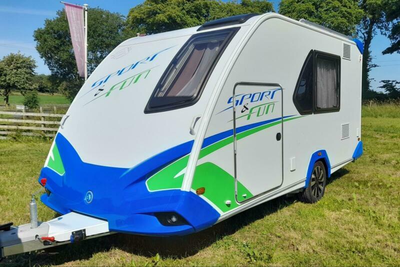 2021 Knaus Sport and Fun Compact Caravan with Storage and Motor Mover