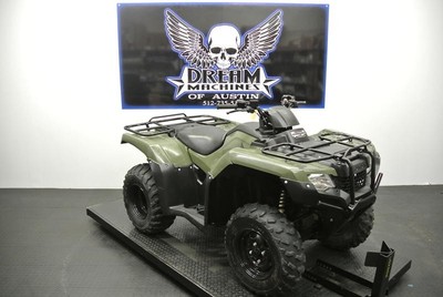 Dream Machines Indian 2014 Honda FourTrax Rancher 4x4 Automatic DCT 735 Miles G