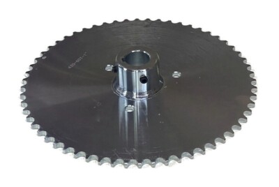 60 Tooth 1'' Bore Live Axle Hub Sprocket 40/41/420 Chain 1/4'' Keyway for Go Kart
