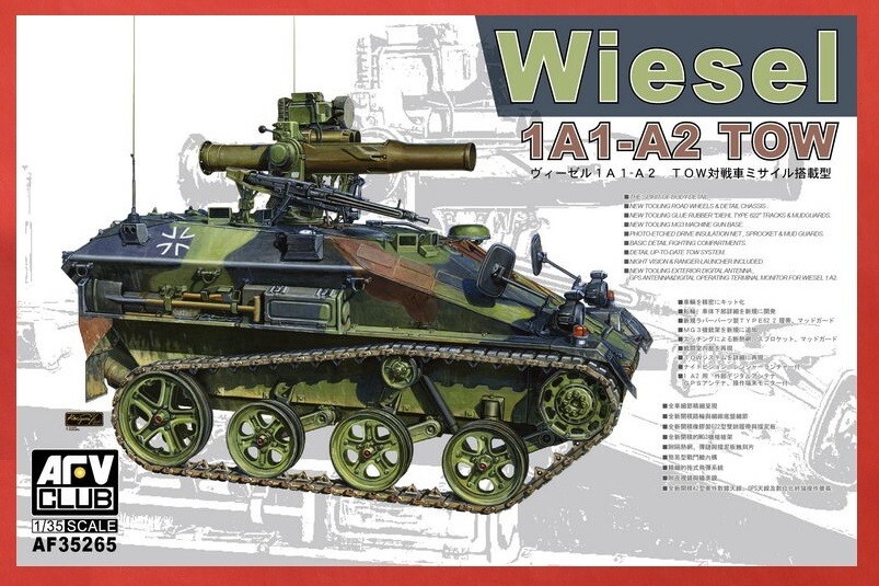 AFVクラブ 1/35 ヴィーゼル1A1-A2 TOWミサイル搭載型 プラモデル