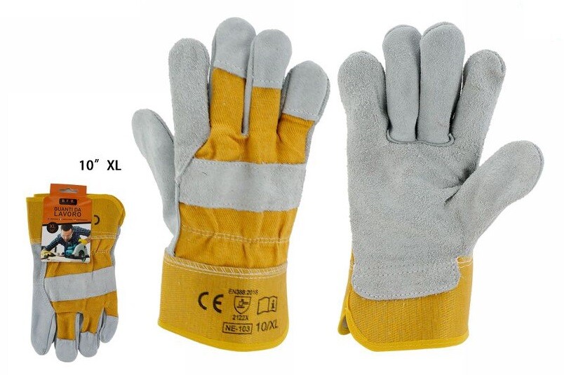 Paia Guanti Da Lavoro Edilizia Officina Taglia XL dfh