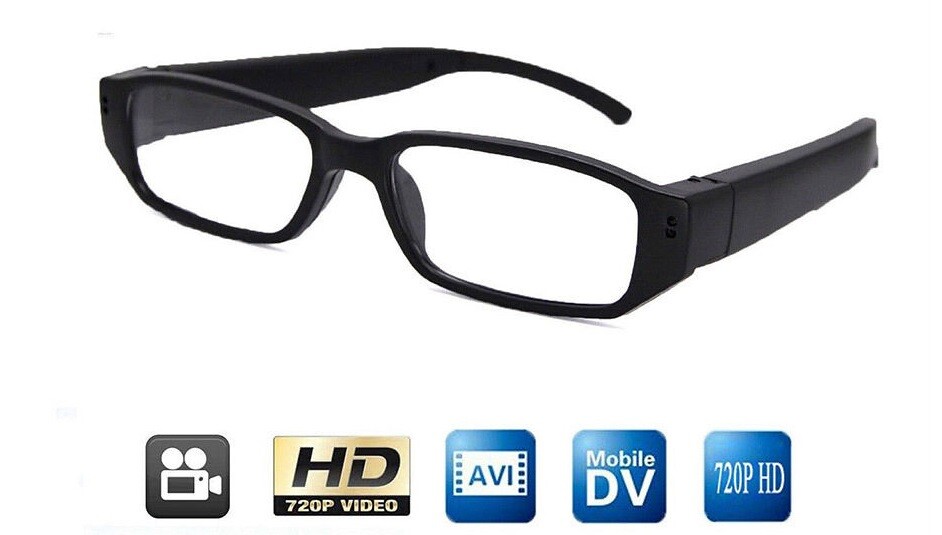 Occhiali Spia Con Videocamera Telecamera Nascosta Hd 720p Sd Eye Glasses Dvr sus