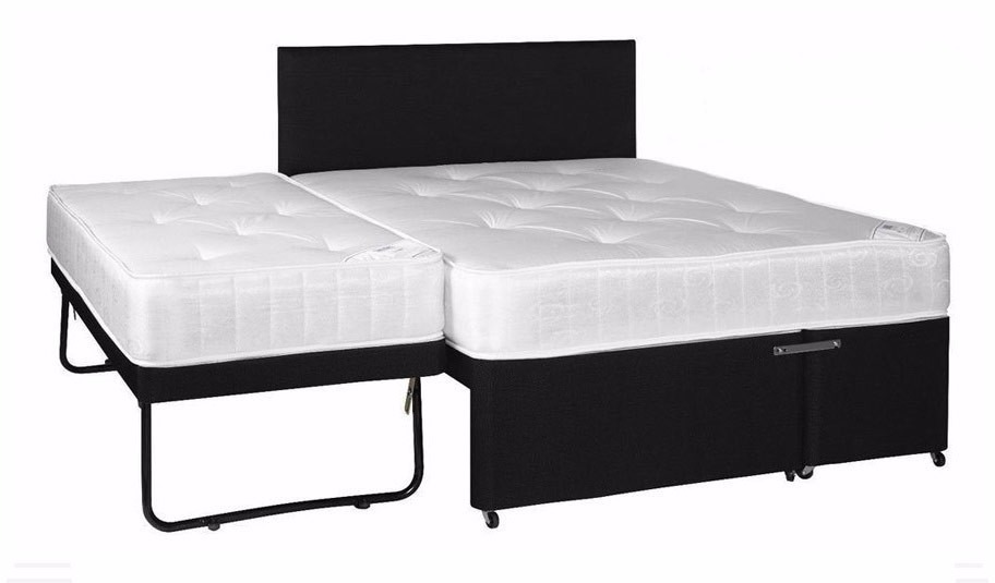 3 in 1 Double Bed with pull out single guest bed underneath in