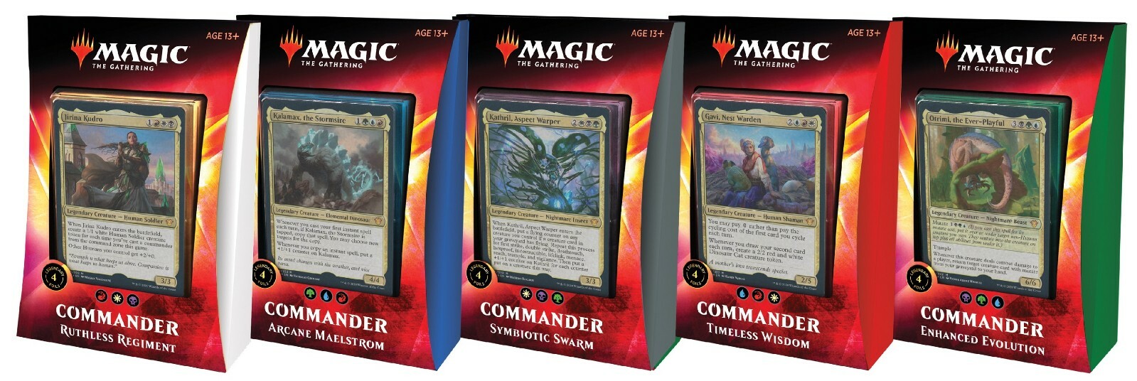 Magic The Gathering Ikoria Commander 2020 Sealed Set of all