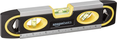 9-Inch Easy to Use Magnetic Torpedo Level and Ruler, with 180/90/45 Degree Bubbl