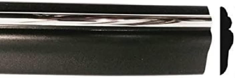 Black Chrome Side Body Trim Molding for 1994-1997 Dodge Ram Pickup Truck 1-7/8"