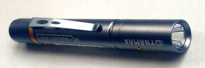 Dynamax Led Alu  Stiftleuchte Taschenlampe Stiftlampe Kugelschreiber Format