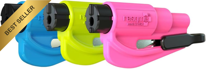 Pack of 3 the Original Emergency Keychain Car Escape Tool, 2-In-1 Seatbelt Cutte