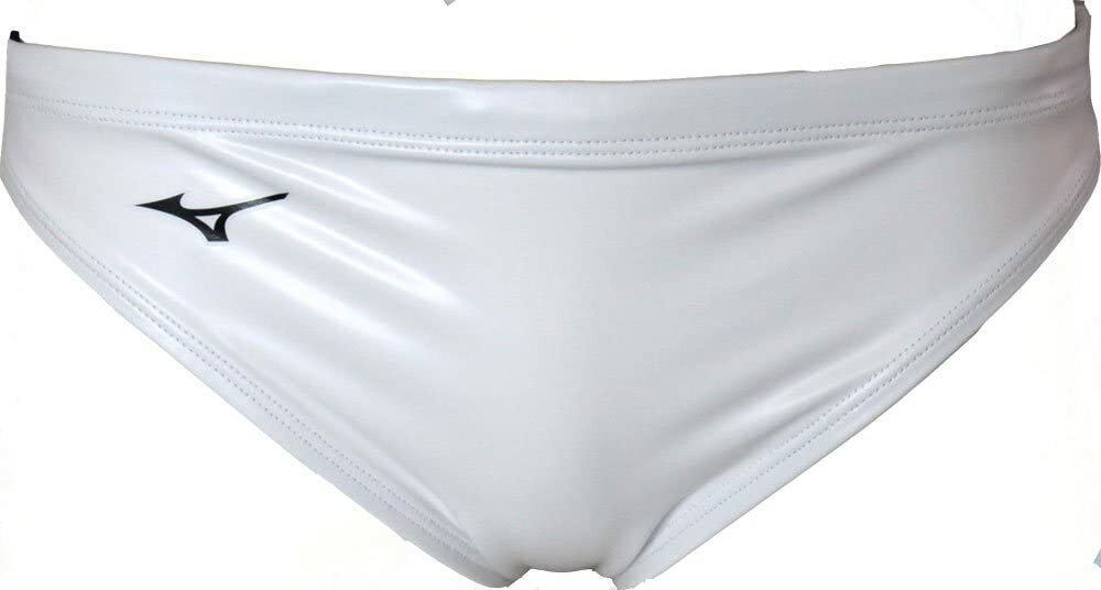 Mizuno水球ポロパン ホワイト M N2JQZV9888 Water Polo Swimsuit Swimwear Mens Brief N2JQ8061/N2JQZV9888