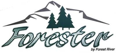 As Pictured ''Forester'' RV decal sticker graphic Lettering 32'' X 14''