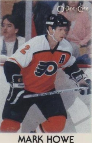 1987-88 O-Pee-Chee Leaders Mini - Mark Howe #18