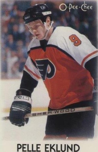 1987-88 O-Pee-Chee Leaders Mini - Pelle Eklund #9