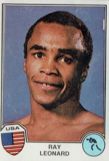 Tarjetas coleccionables de Sugar Ray Leonard