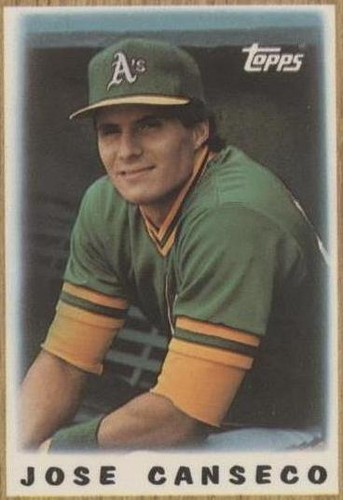 Mark McGwire/Jose Canseco 1987 Oakland A's Team Leaders