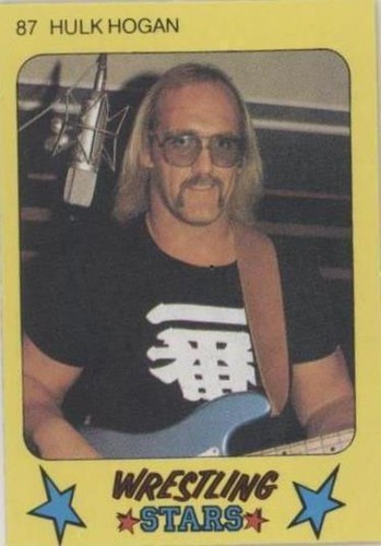 1986 Monty Gum Super Wrestling Stars - Hulk Hogan #87