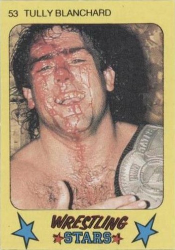 1986 Monty Gum Super Wrestling Stars - Tully Blanchard #53