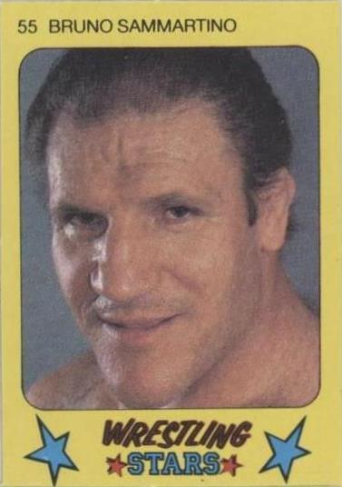 1986 Monty Gum Super Wrestling Stars - Bruno Sammartino #55