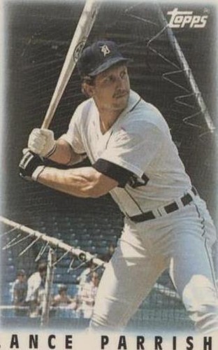 1986 Topps League Leader Minis - Lance Parrish #15