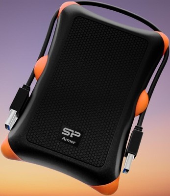 Silicon Power 2TB Rugged Portable External Hard Drive Armor A30 Shockproof USB