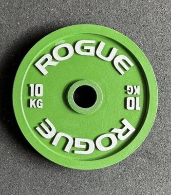 Rogue Fitness 10kg Calibrated Weight Plate - Single