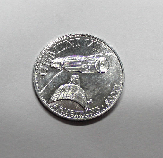 Man in Space SHELL GAS CONTEST 1969  GEMINI VIII ARMSTRONG SCO   USA Aluminium  