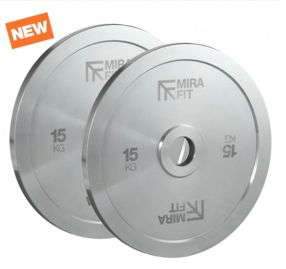 BRAND NEW UNOPENED MIRAFIT EXTRA THIN STEEL OLYMPIC PLATES (2 x 15kg