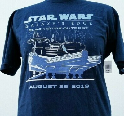 NEW Disney Star Wars Galaxy s Edge Opening Day Adult T-Shirt M Medium Official