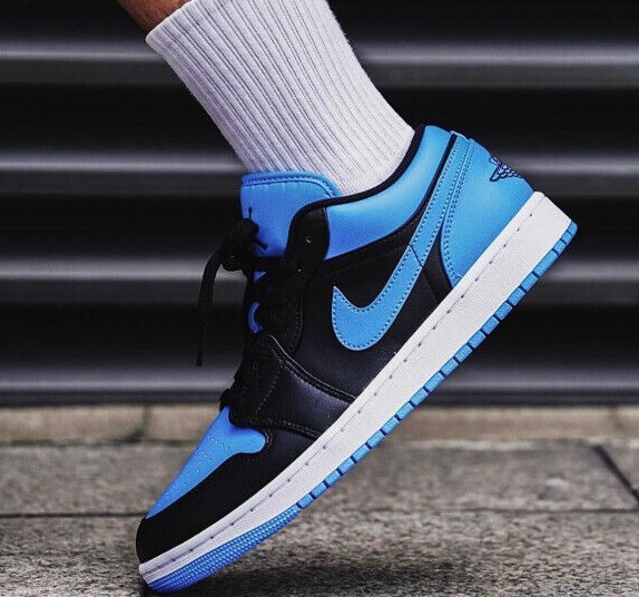シューズ(男性用) Air Jordan 1 Low \"University Blue\" 28cm Jordan - Men - Air Jordan 1 Low - Black/University Blue