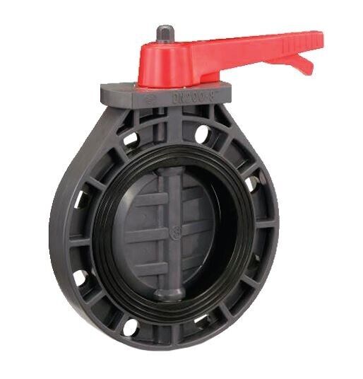 FNW 721  2" PVC FPM-Seat Lever Handle Butterfly Valve - FNW721VK