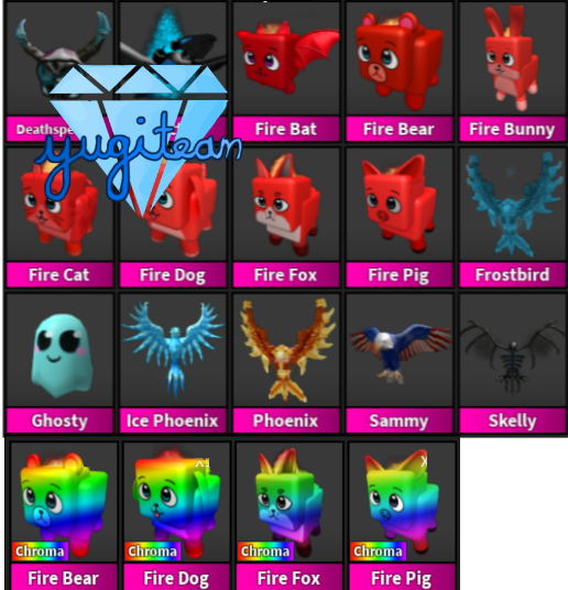 MM2 Values didn't change the Chroma Fire Pets :)))) : r/MurderMystery2