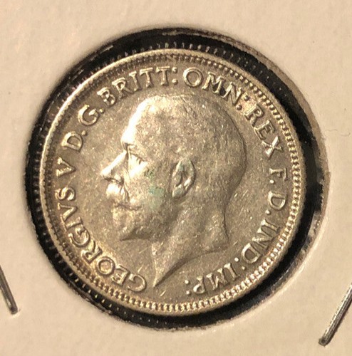 1930 Great Britain 6 Pence HIGH GRADE Silver Coin-George V