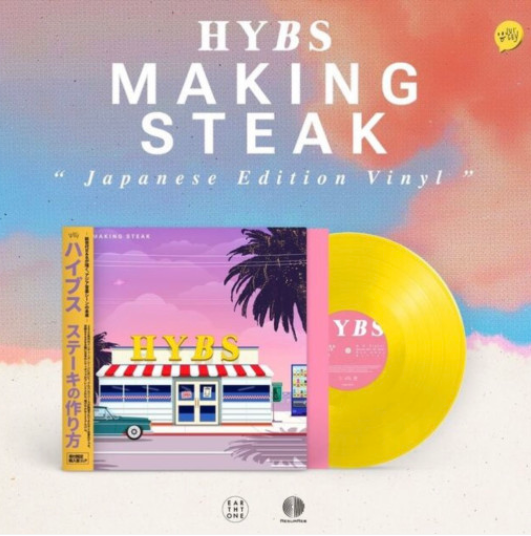 HYBS 「 Making Steak」 ORANGE VINYL HYBS : Making Steak : 1LP Transparent Orange Vinyl