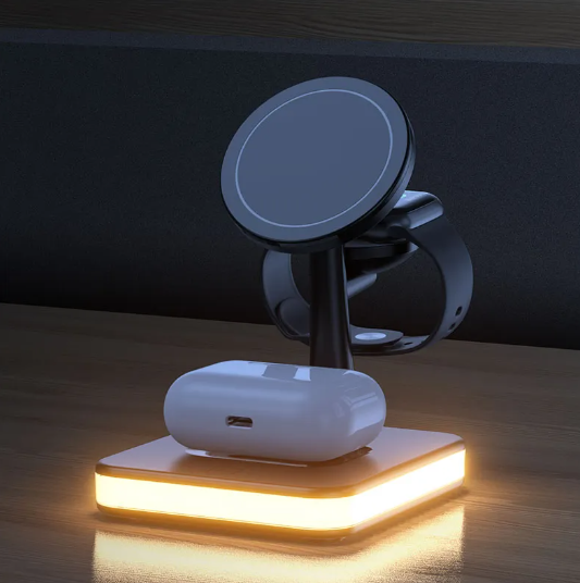 Belkin BOOST &ldquo;CHARGE PRO&rdquo; LOOK ALIKE 3-in-1 Wireless Charger w/ MagSafe