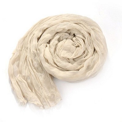 hot women39s girls solid color cotton blend long scarf shawls 85x150cm C09