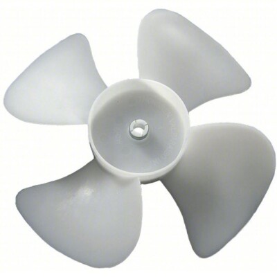 DAYTON 5JLK7 3-inch Propeller, 3/16 inch Bore Diameter, 4 Blades Gray