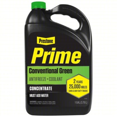 ANTIFREEZE/COOLANT 1 GAL PRIME CONCENTRATE CONVENTIONAL BY PRESTONE GREEN
