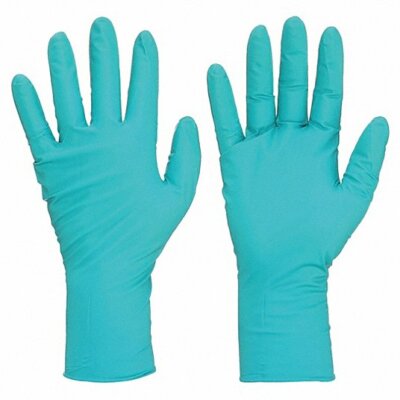 MICROFLEX 93-360 Disposable Gloves, XL, Green, PK450