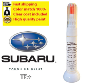 For SUBARU CB4, D4S CRYSTAL BLACK Touch up paint pen with brush (SCRATCH REPAIR)