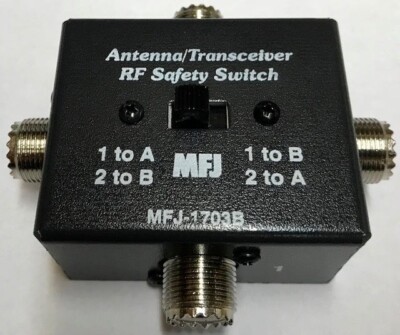 MFJ-1703B, SWITCH, ANT/XMTR CROSS OVER SWITCH, 1.8-54MHz