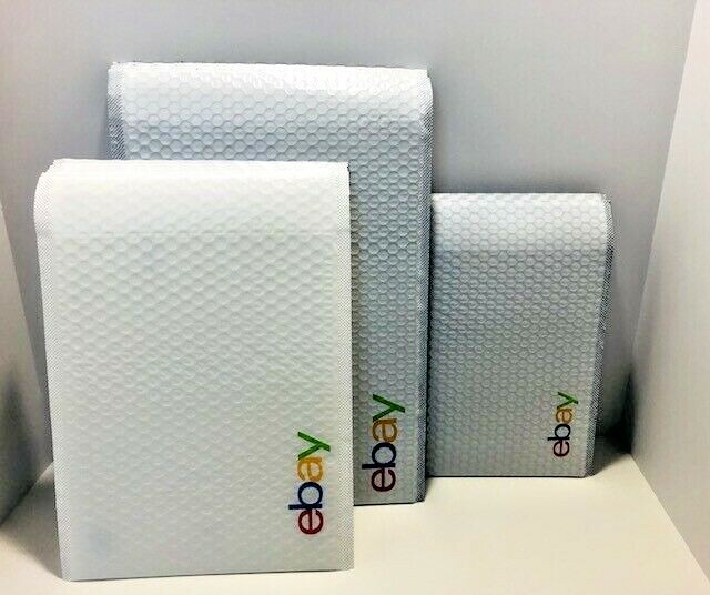 eBay Shipping Supplies Starter Kit - 15 Padded Airjackets Bubble Mailers 3 sizes