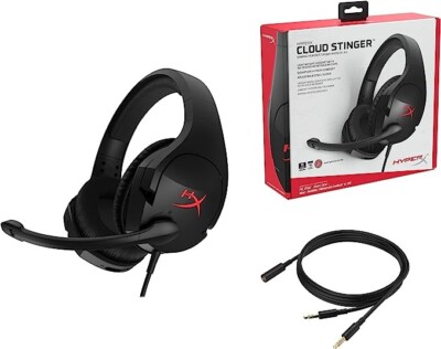 HyperX Cloud Stinger Gaming Headset for PC, PS4, PS5, Xbox - Black