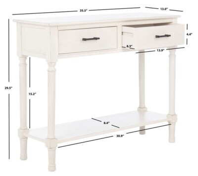 Safavieh RYDER 2DRW CONSOLE TABLE, Reduced Price 2172746746 CNS5719A