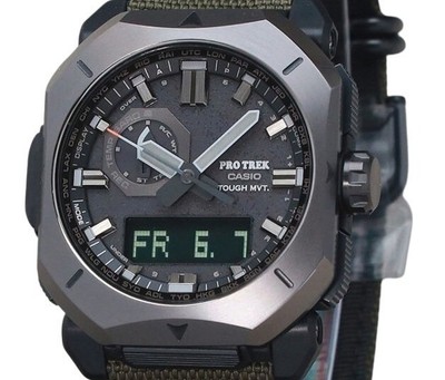 Pre-owned Casio Protrek Grey Dial Sports Tough Solar 100m Men's Watch Prw-6900yb-3