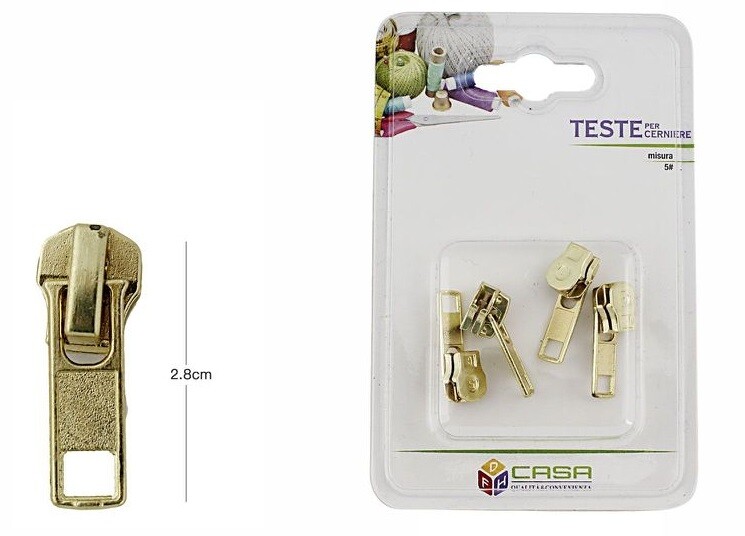 Set 4 Pezzi Teste Per Cerniere Ricambio Abbigliamento Vestiti Colore Dorato dfh